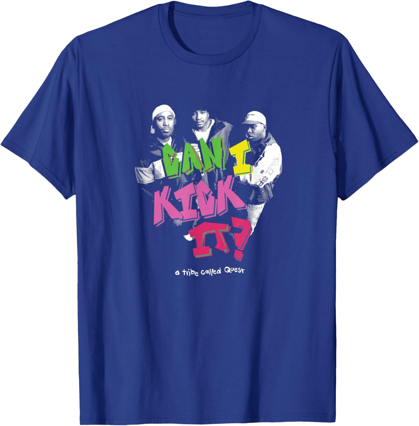 A Tribe Called Quest Can I Kick It? -Adults , Black, Small, Short Sleeve T-Shirt - T-Shirt | Royal