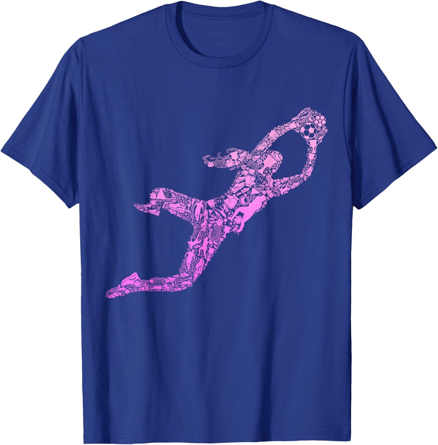 Fußball Torwart Torhüter Mädchen Fußballerin Frauen Damen T-Shirt - T-Shirt | Royal