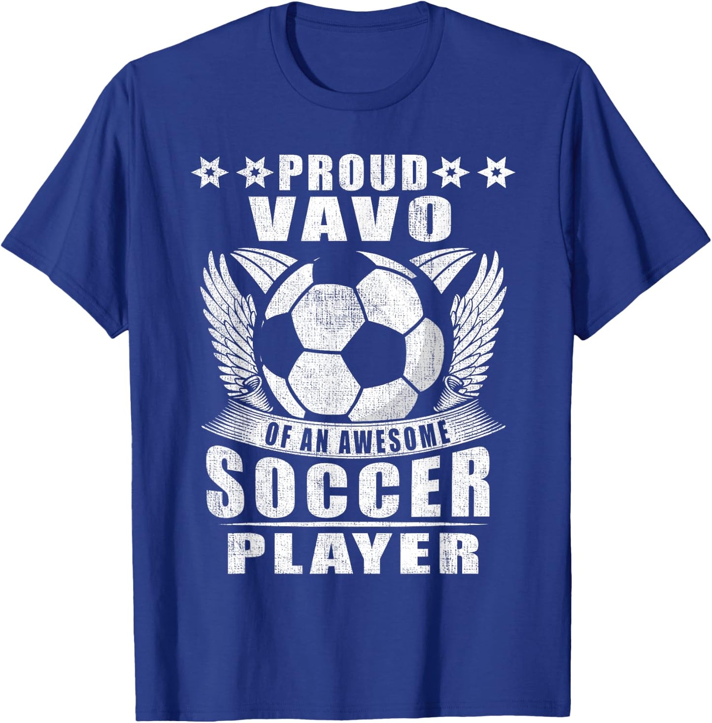 Proud Vavo Of An Awesome Soccer Player Soccer Vavo T-Shirt - T-Shirt | Royal