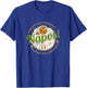 Naples Italy with Vesuv and Pizza Vintage Souvenir , black, s T-Shirt - T-Shirt | Royal