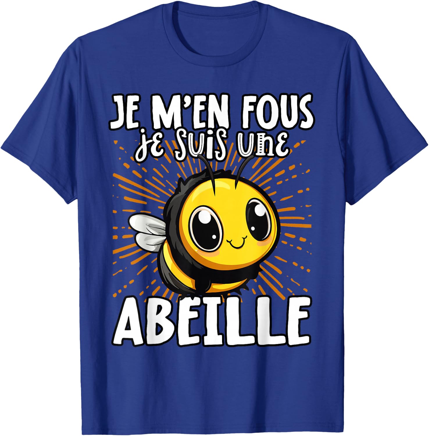 Je M'en Fous Je Suis Une Bee - Sweet Bee , Black, S T-Shirt - T-Shirt | Royal