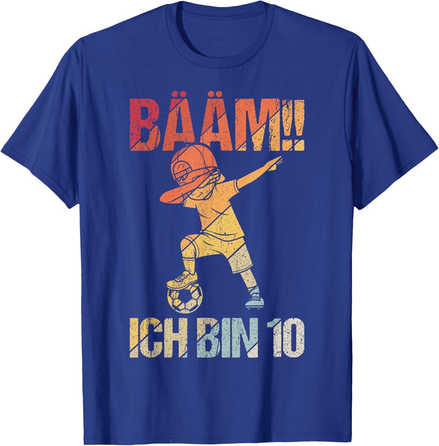 BÄÄM Ich bin 10 Dabbing Birthday Shirt 10 Years Boys , black T-Shirt - T-Shirt | Royal