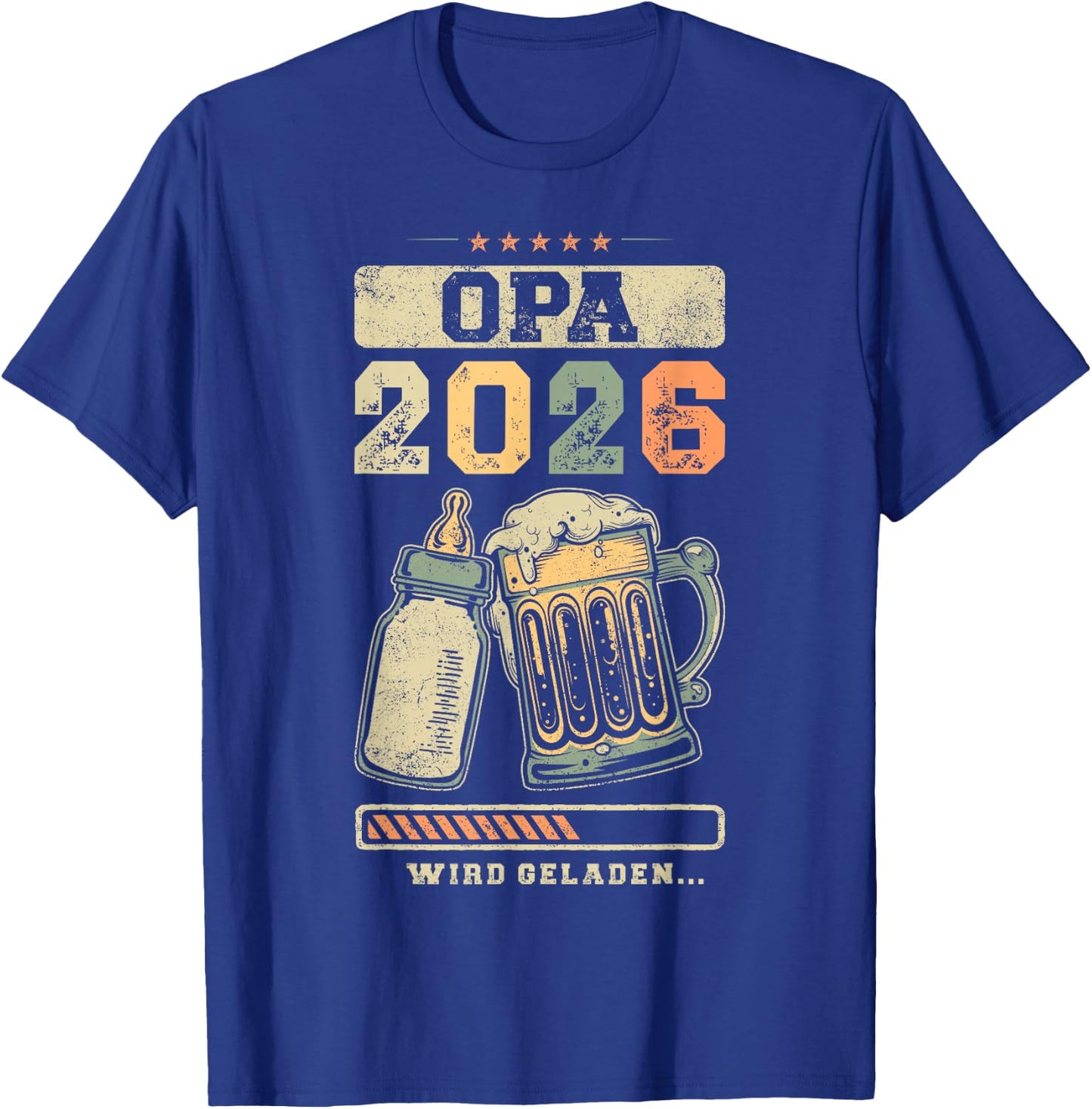 Grandpa 2026, Pregnancy Announcement T-Shirt - T-Shirt | Royal