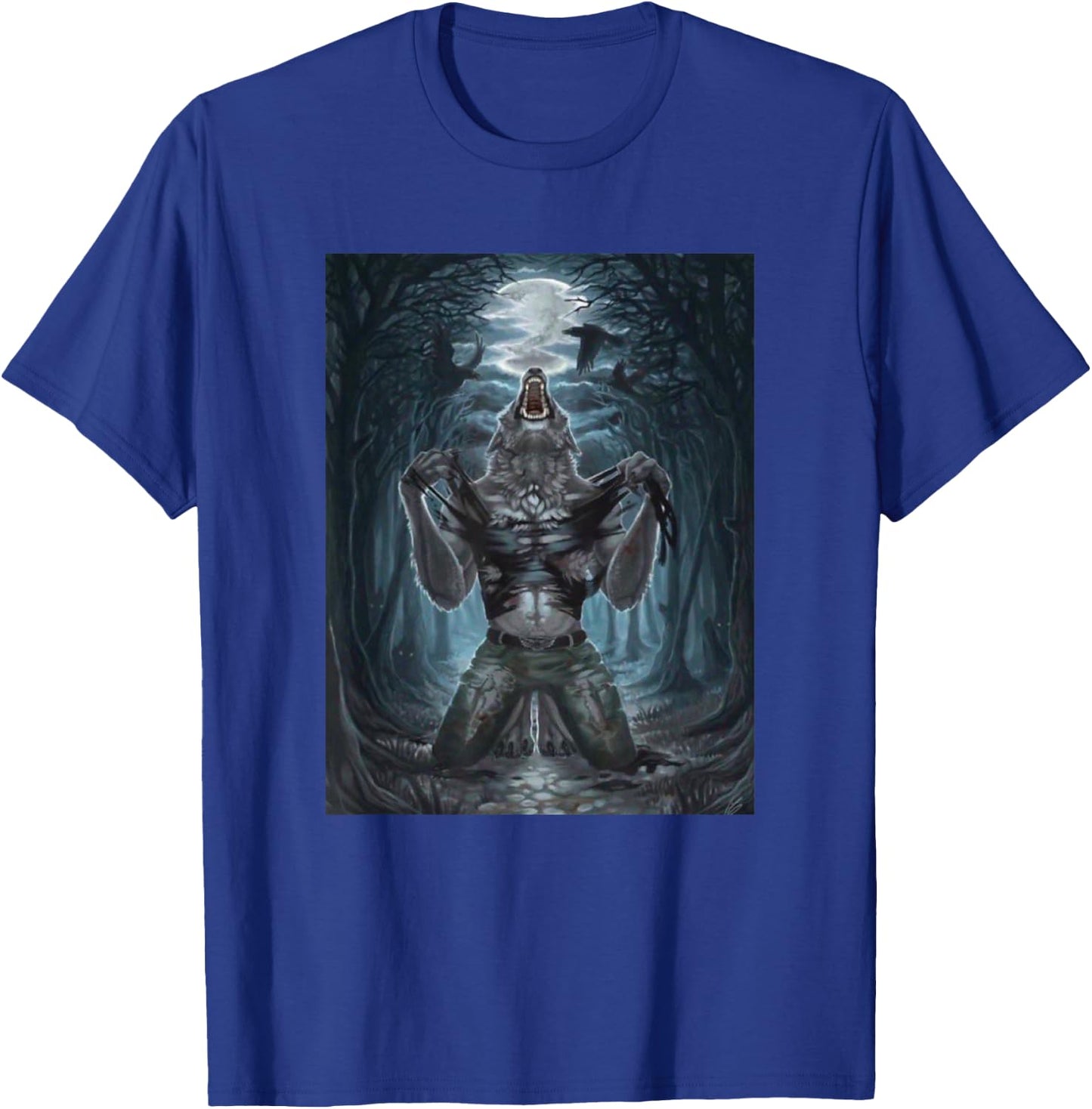 Wolf Ripping Meme T-Shirt - T-Shirt | Royal
