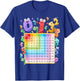 Dinosaur Numbers Idea For Kids & Dino Multiplication Number T-Shirt - T-Shirt | Royal