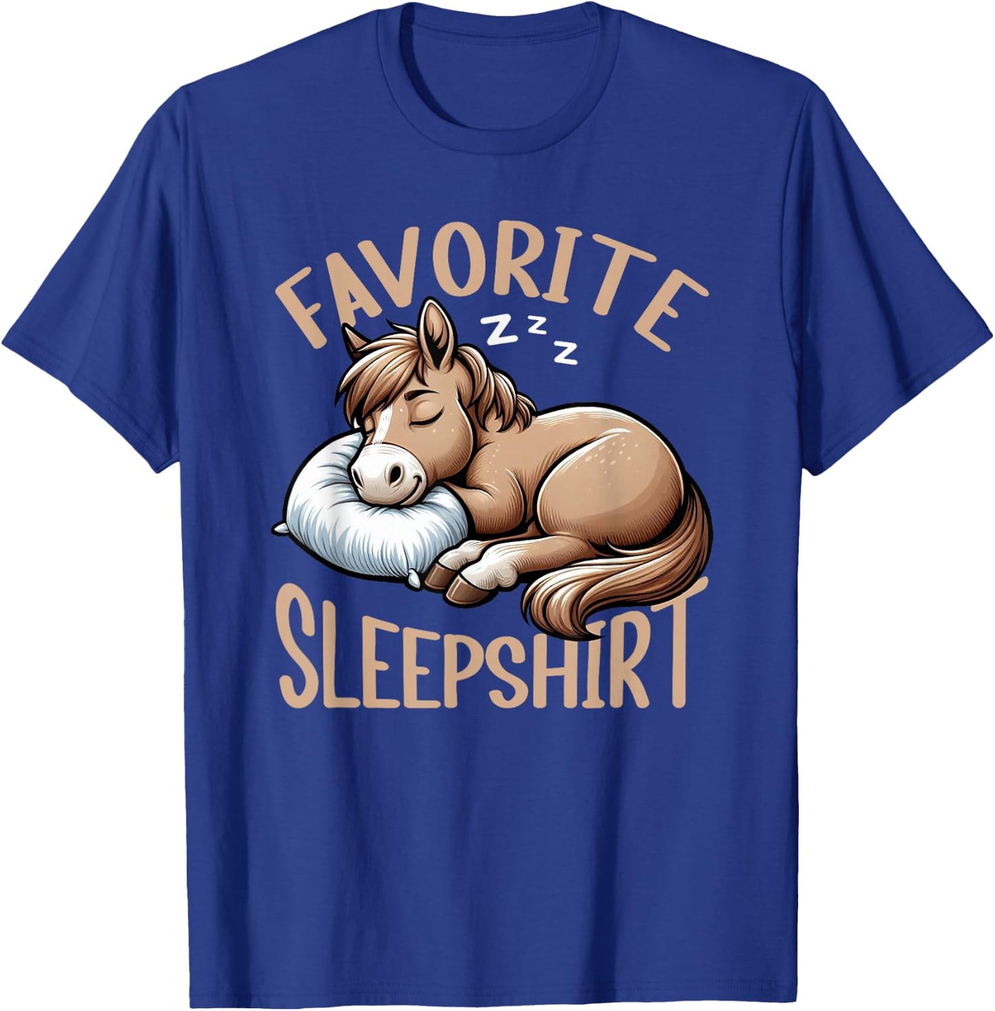 Official Horse Nap Pyjamas , Black, S T-Shirt - T-Shirt | Royal