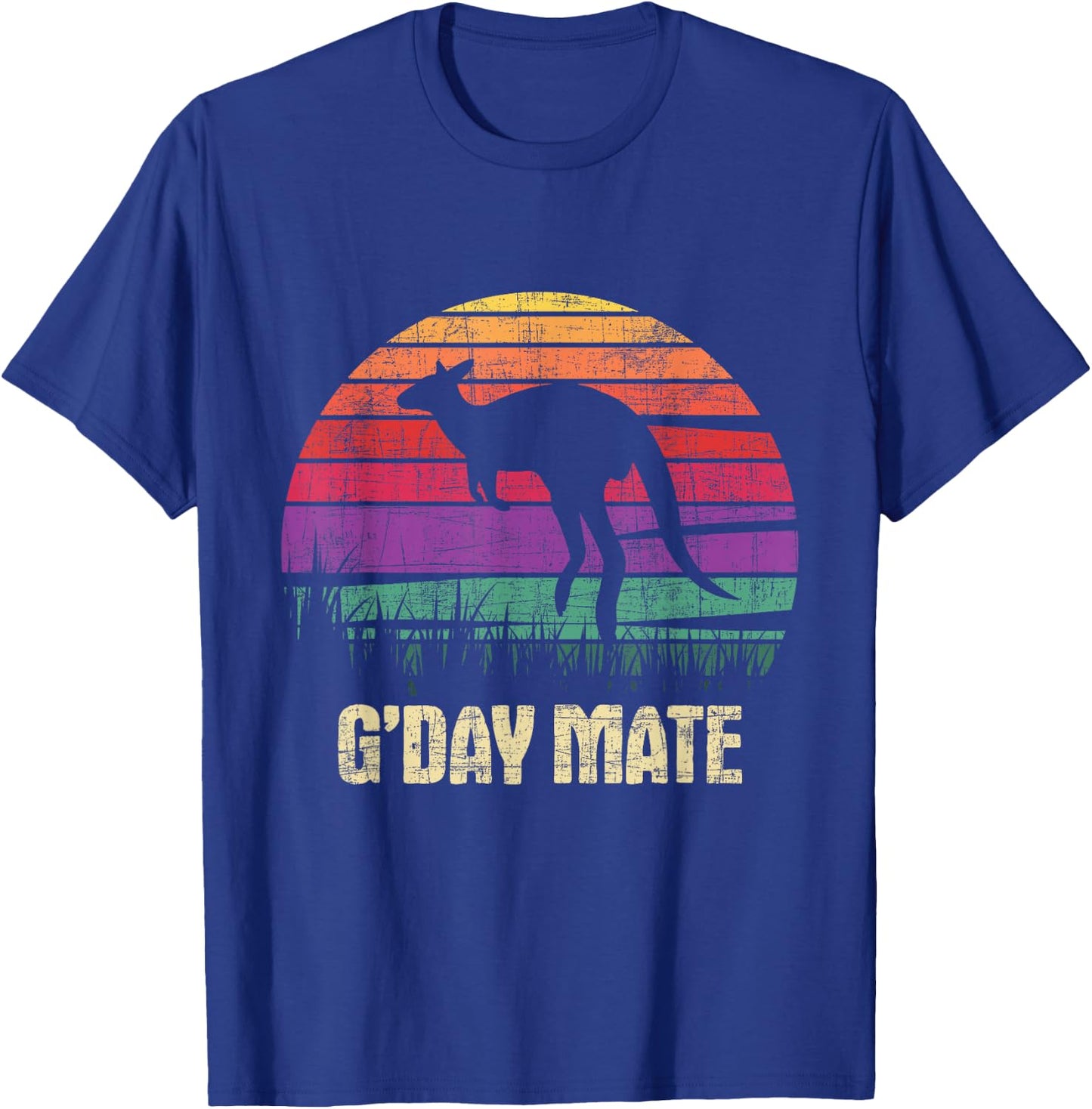 G'day Mate - Kangaroo Zookeeper Animal Lover Australia Pride T-Shirt - T-Shirt | Royal