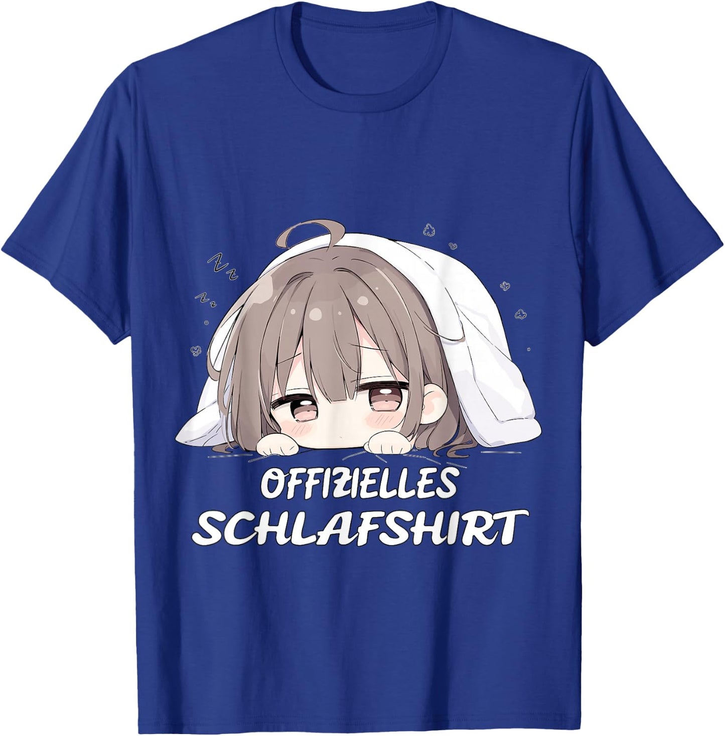 Offizielles Anime Schlafshirt, Kawaii Manga Pyjama Nachthemd T-Shirt - T-Shirt | Royal