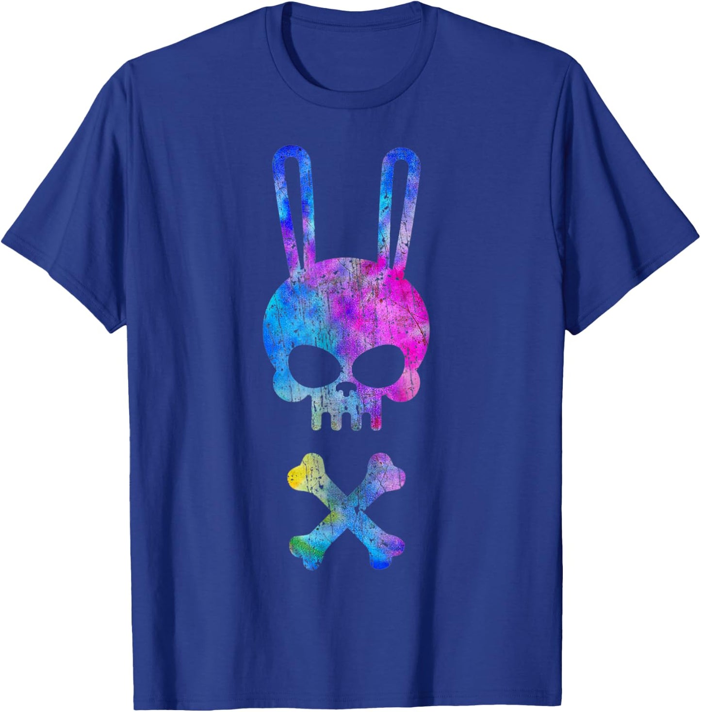 Bunny Skull Danger Rabit T-Shirt - T-Shirt | Royal