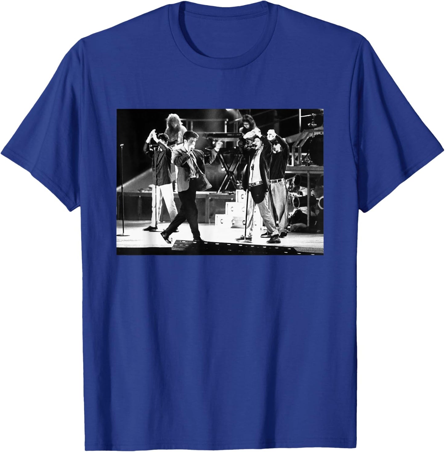 New Kids on The Block No More Games 1991 Tour T-Shirt - T-Shirt | Royal