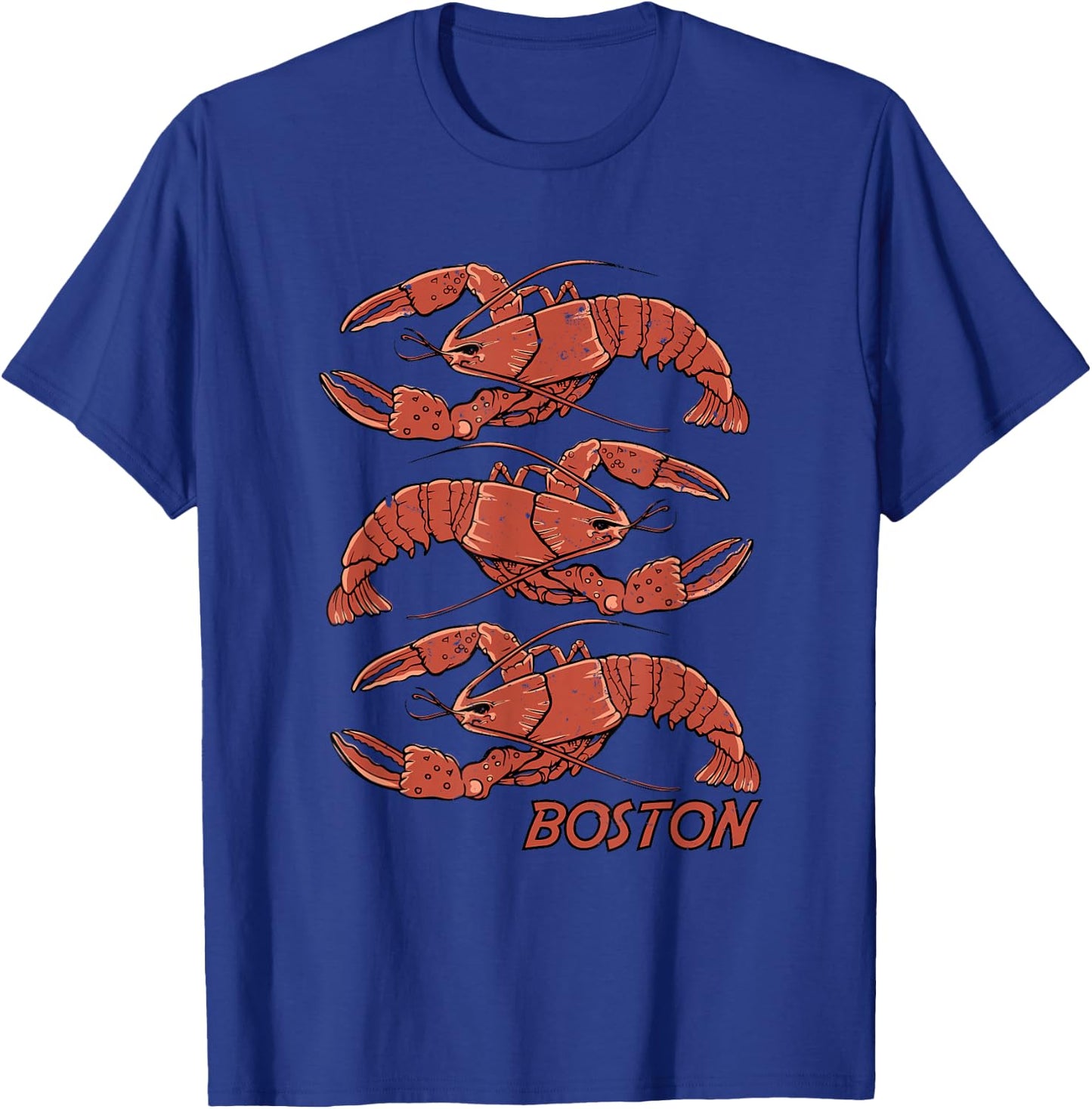 Boston Lobster Vintage Style T-Shirt - T-Shirt | Royal