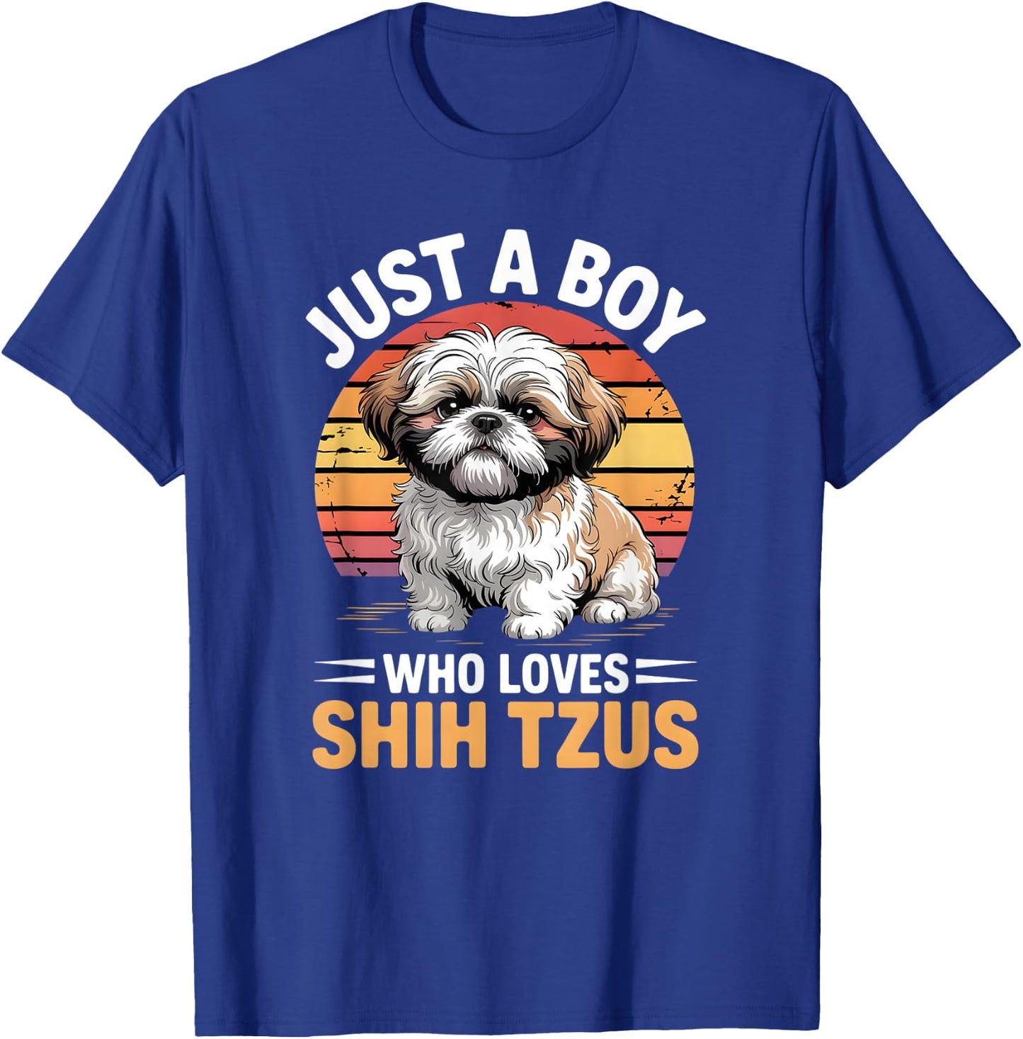 Boys Shih Tzu T-Shirt - T-Shirt | Royal