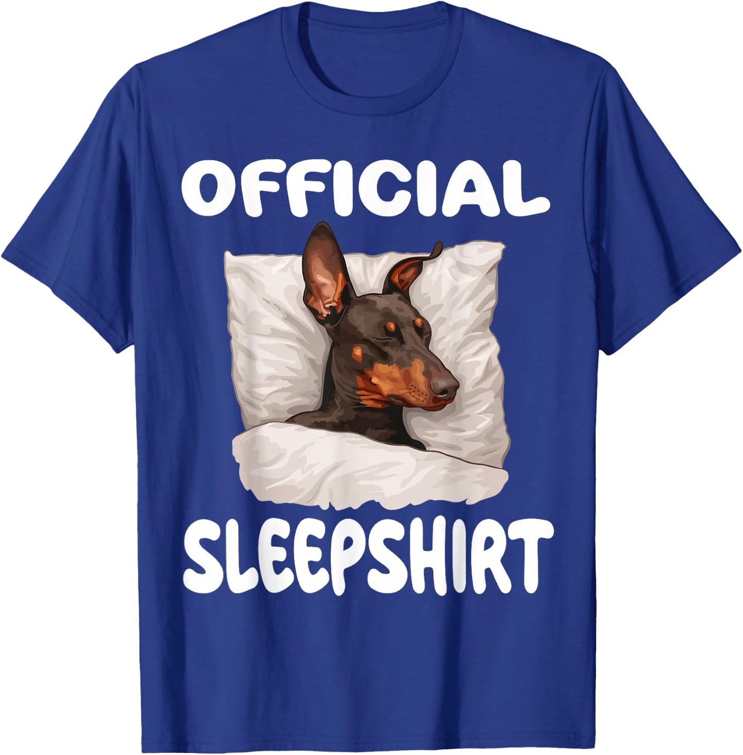 Doberman Pinscher Dog Official Sleepshirt Pajamas Nightgown T-Shirt - T-Shirt | Royal