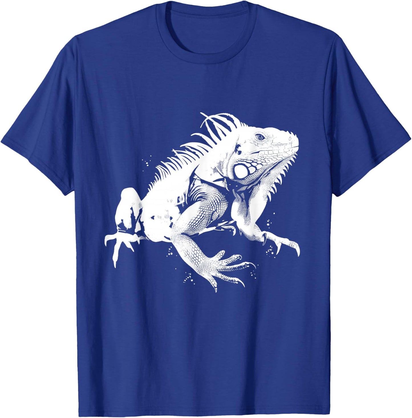 Iguana Reptile Lover Iguana Hunting Hunter Lizard T-Shirt - T-Shirt | Royal