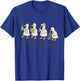 A Moment of Science Please Funny Goose Design T-Shirt - T-Shirt | Royal