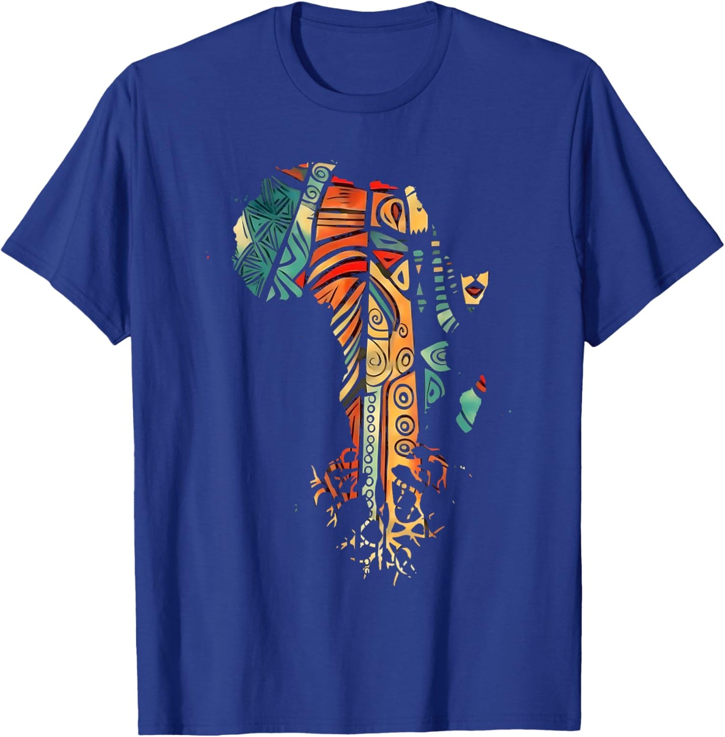 Kente Tribal Africa Dashiki Print African Lover and Men , Black, S T-Shirt - T-Shirt | Royal