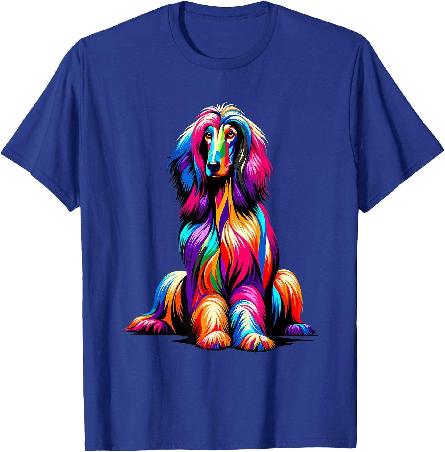 Afghan Hound Dog T-Shirt - T-Shirt | Royal