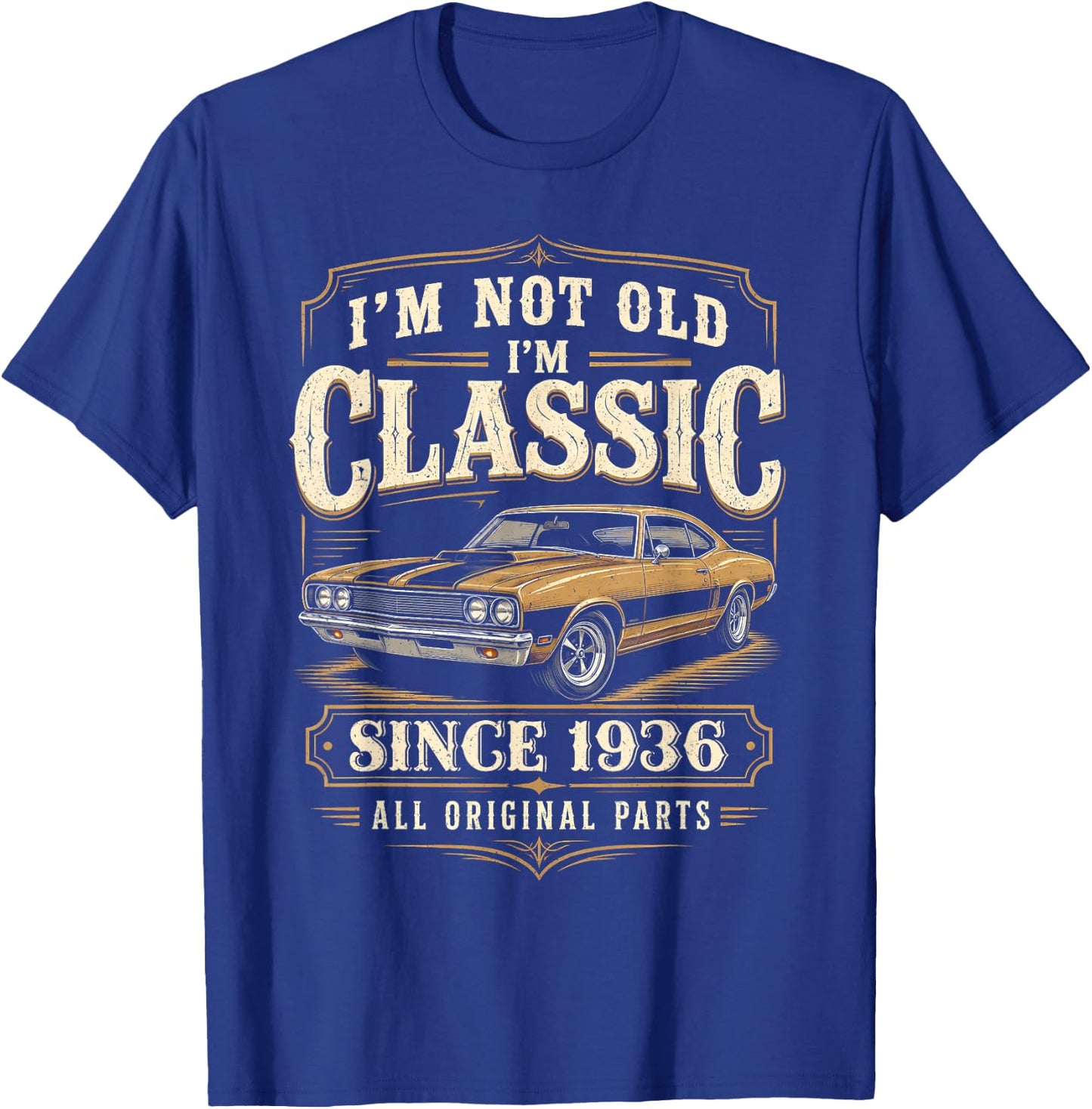 90 Year Old Gift Classic 1936 Limited Edition 90th Birthday T-Shirt - T-Shirt | Royal