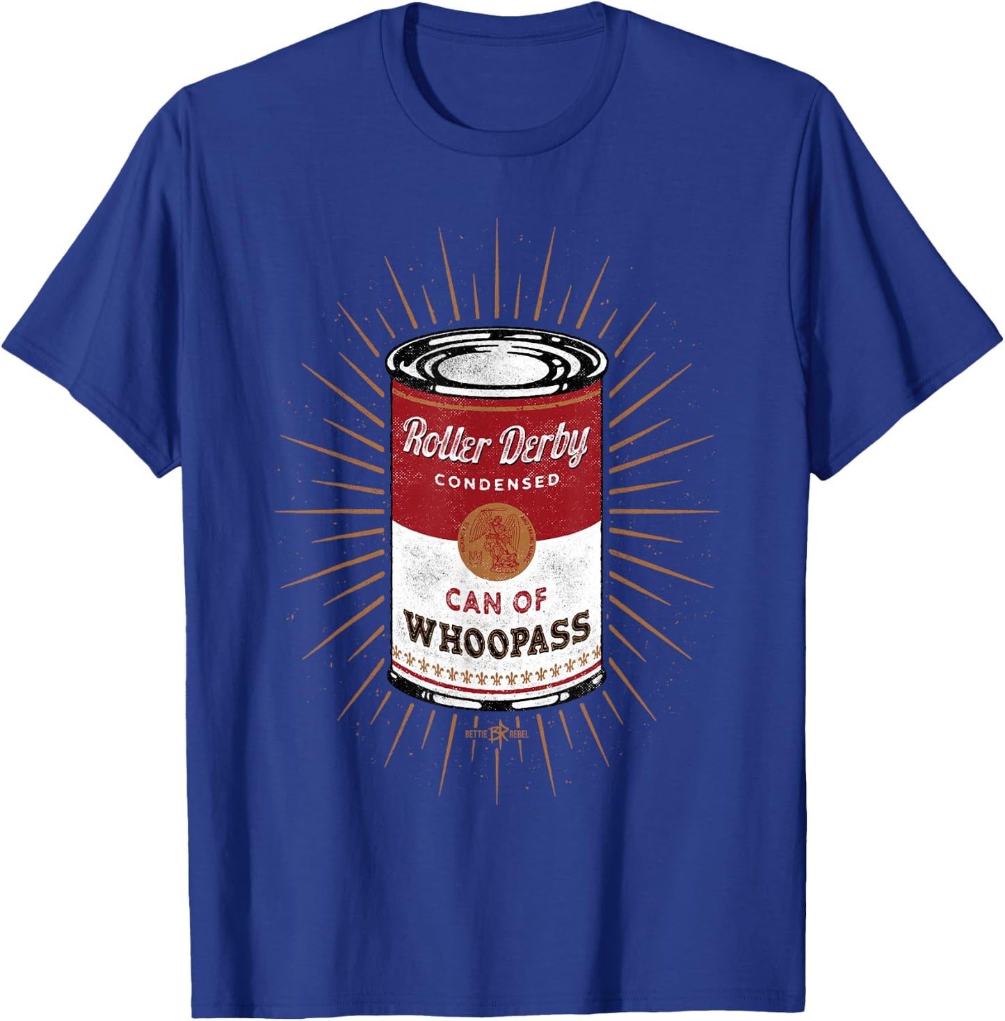 Roller Derby Can of Whoopass shirt T-Shirt - T-Shirt | Royal