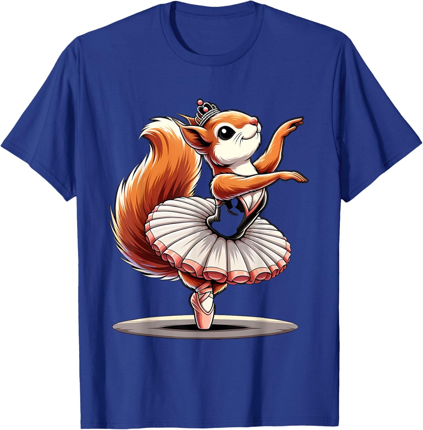 Ballerina Wild squirrel Dancing T-Shirt - T-Shirt | Royal