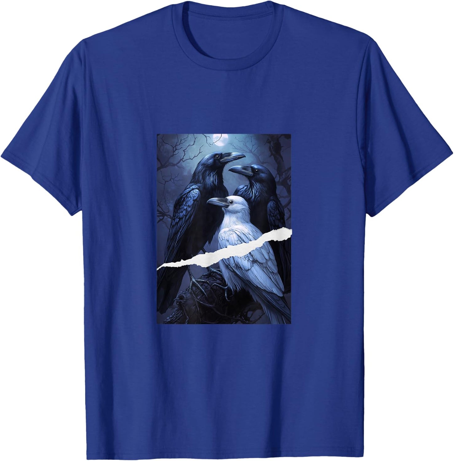 Ravens Under the Moon - Inspired by Feathers So Vicious T-Shirt - T-Shirt | Royal