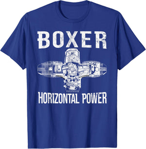 Boxer Motor Motorrad Biker Boxer Zweizylinder Motorrad T-Shirt - T-Shirt | Royal