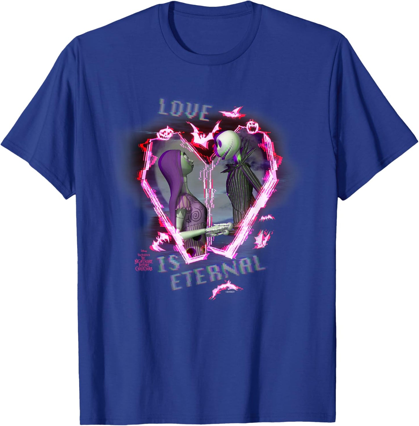 Tim Burton’s The Nightmare Before Christmas Love is Eternal T-Shirt - T-Shirt | Royal
