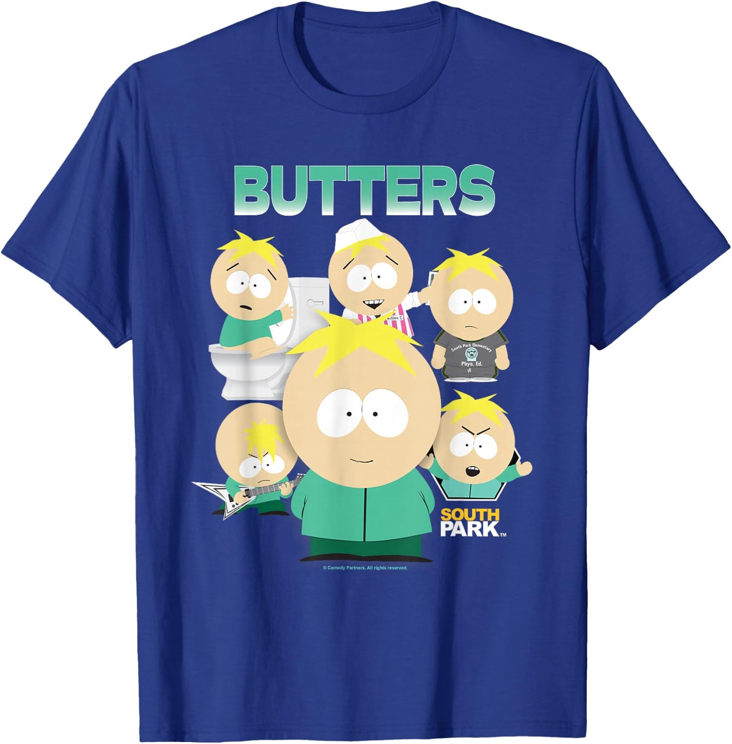 South Park Butters Bootleg T-Shirt - T-Shirt | Royal