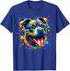 Pit Bull Dog Lover Colorful Pitbull T-Shirt - T-Shirt | Royal