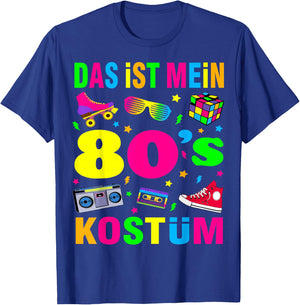 80s Theme Party 80s Costume - I Love the 80s T-Shirt - T-Shirt | Royal