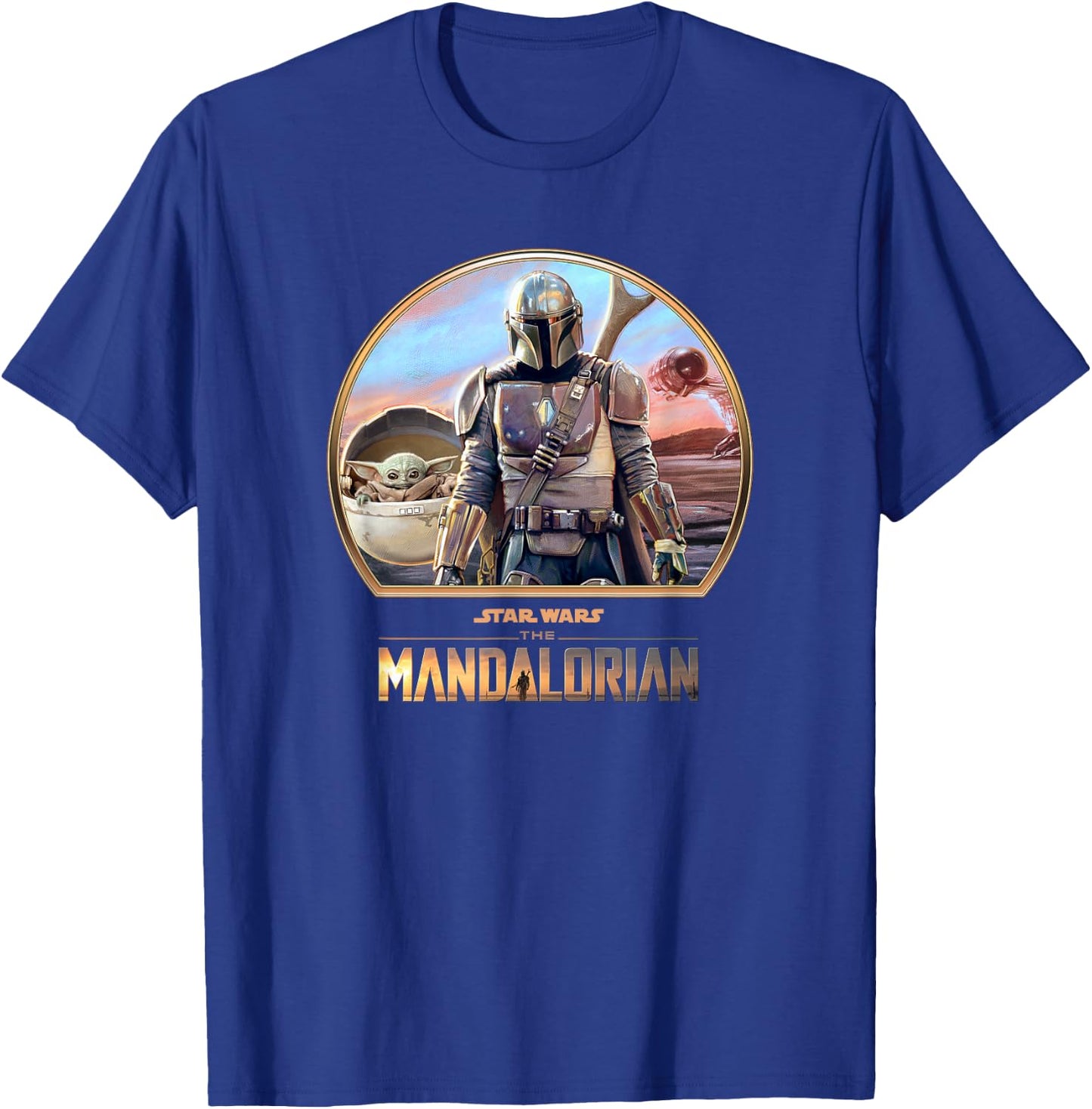 The Mandalorian Mando And The Child T-Shirt - T-Shirt | Royal