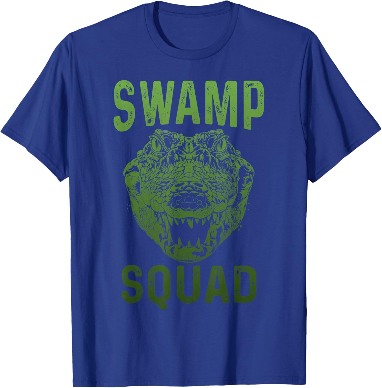 Swamp Alligator Squad Reptile Gator Lover Funny T-Shirt - T-Shirt | Royal