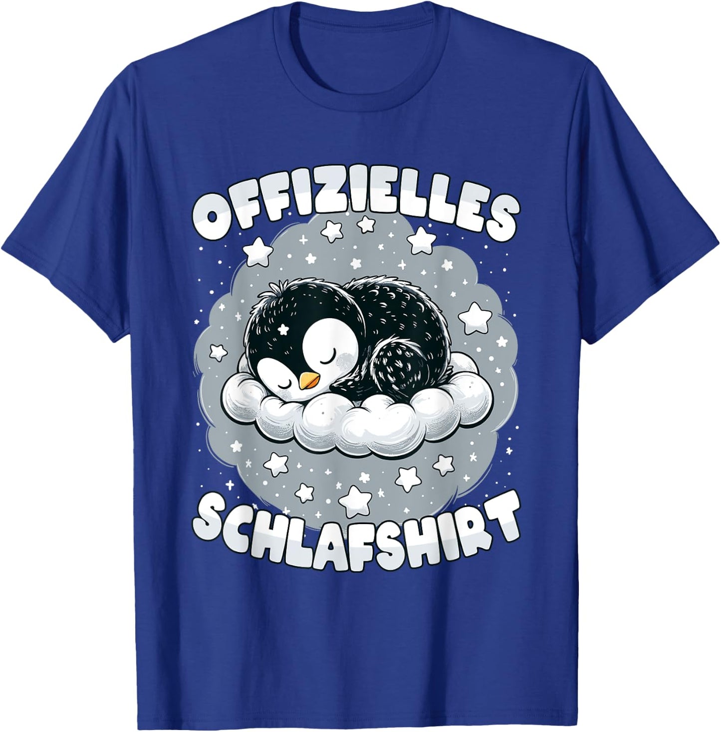 Official Sleep Shirt Penguin Pyjamas Cute Sleep , black T-Shirt - T-Shirt | Royal