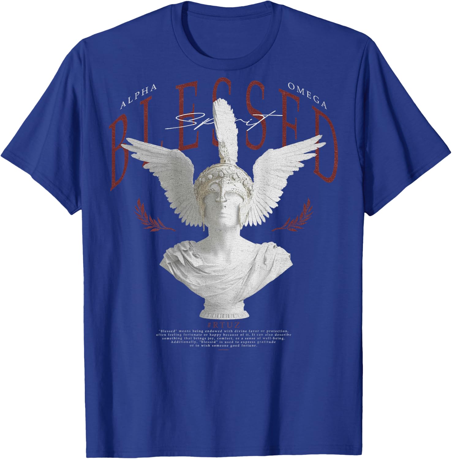 Hip Hop Urban Y2K Vintage Retro Edgy Backprint Streetwear T-Shirt - T-Shirt | Royal