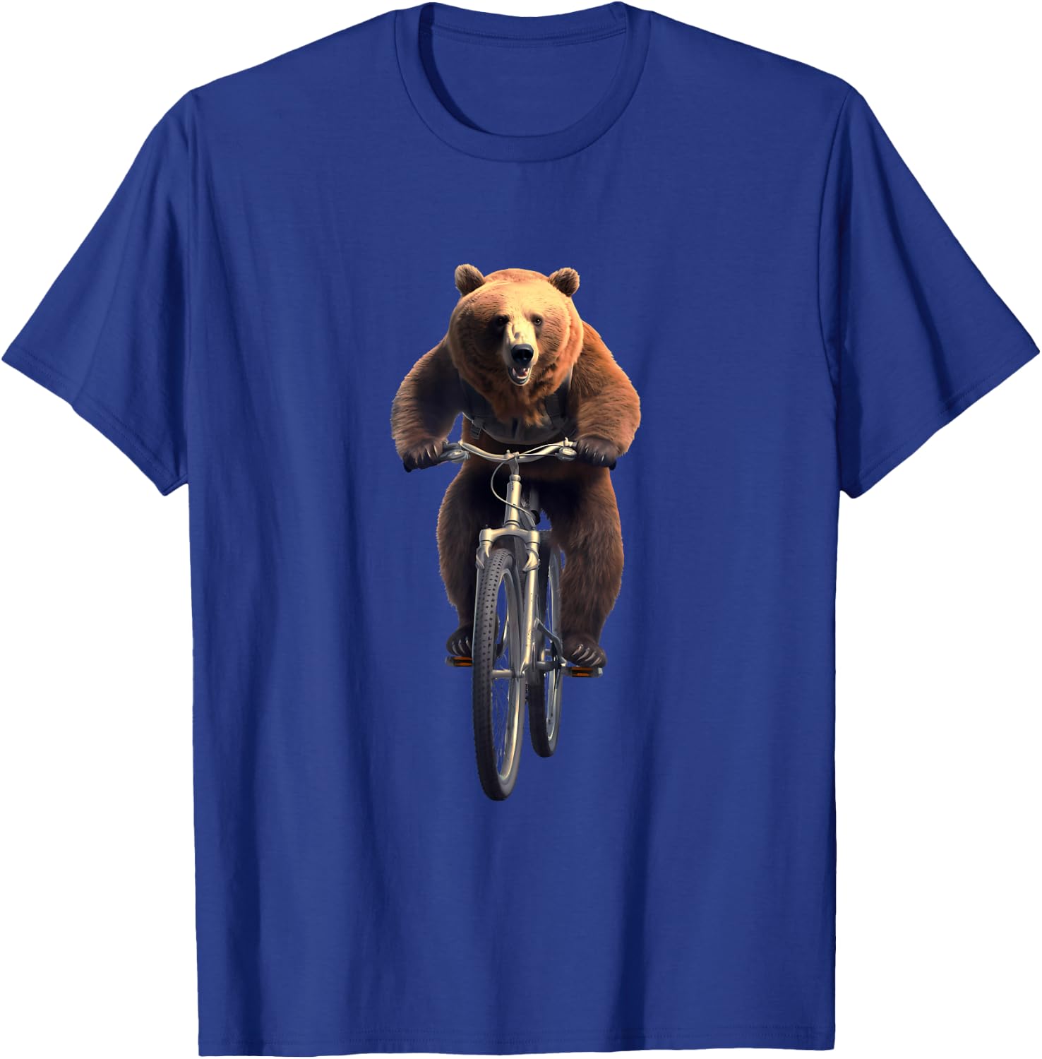 Bear Bike Cycling T-Shirt - T-Shirt | Royal