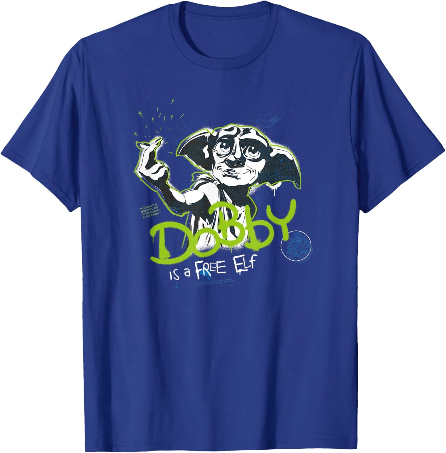 Harry Potter Dobby A Free Elf , black T-Shirt - T-Shirt | Royal