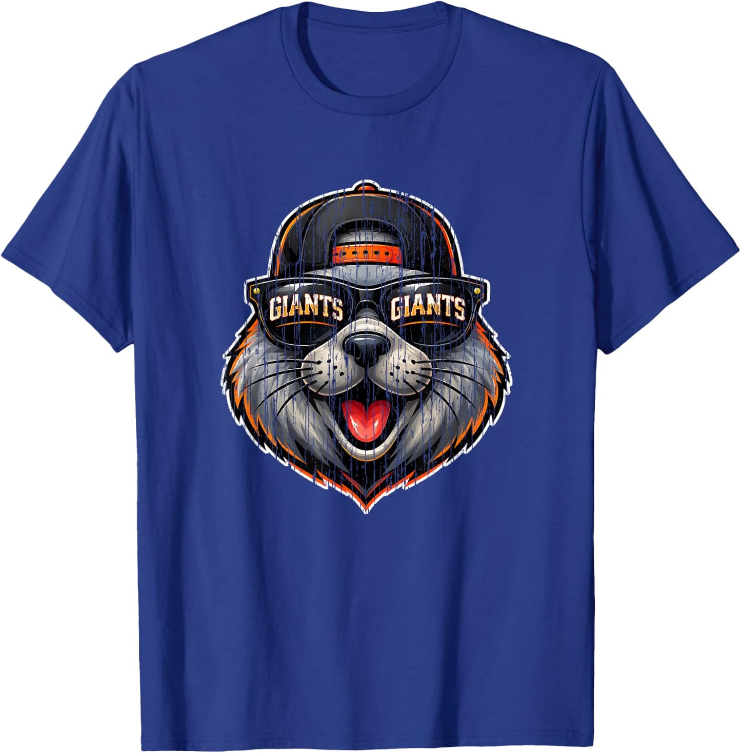 Giants Retro Gift Women Boys Girls Kids T-Shirt - T-Shirt | Royal