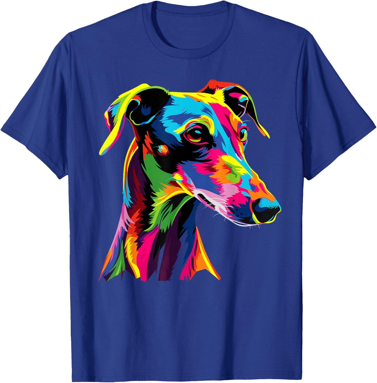 Windhund Hunde Bunte Farben Pop Art Greyhound Windhunde T-Shirt - T-Shirt | Royal