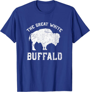 The Great White Buffalo Native American Inspired T-Shirt - T-Shirt | Royal
