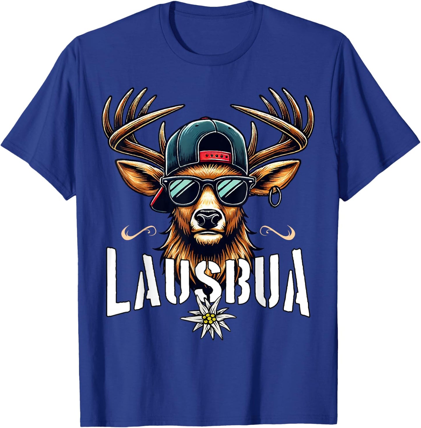 Lausbua Men's Costume Shirt Children's Boys Costume T-Shirt - T-Shirt | Royal