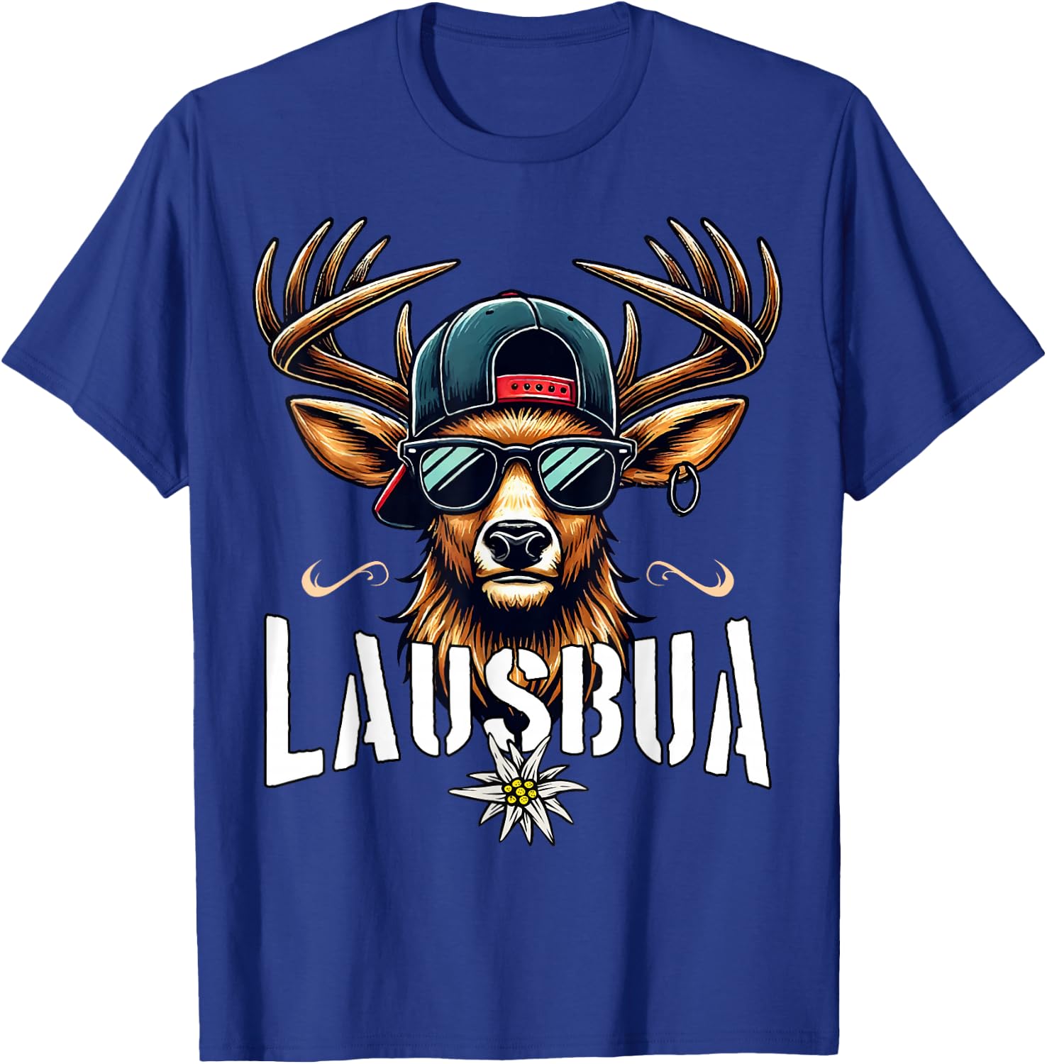 Lausbua Men's Costume Shirt Children's Boys Costume T-Shirt - T-Shirt | Royal