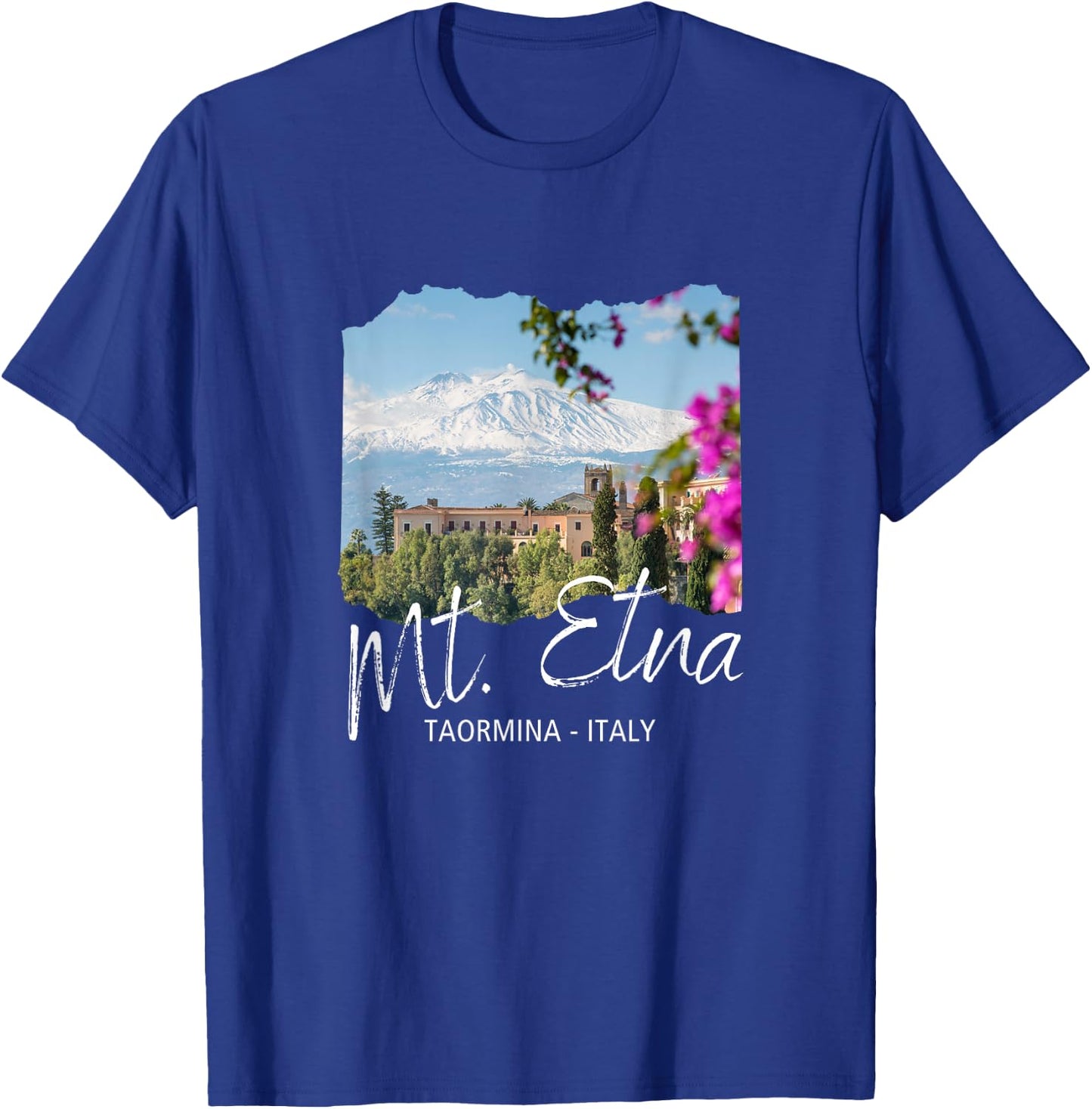 Italy Taormina Mt. Etna T-Shirt - T-Shirt | Royal