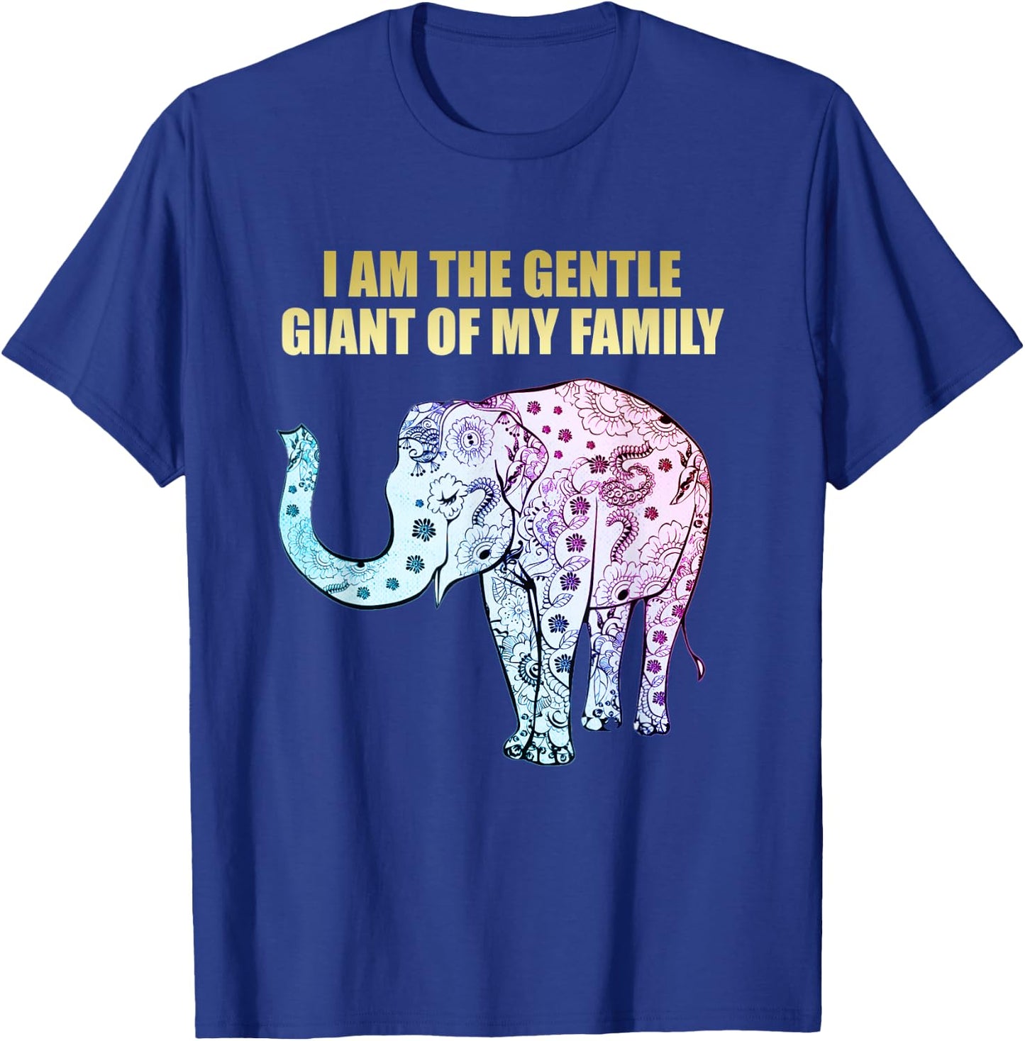 Elephant Gentle Giant T-Shirt - T-Shirt | Royal