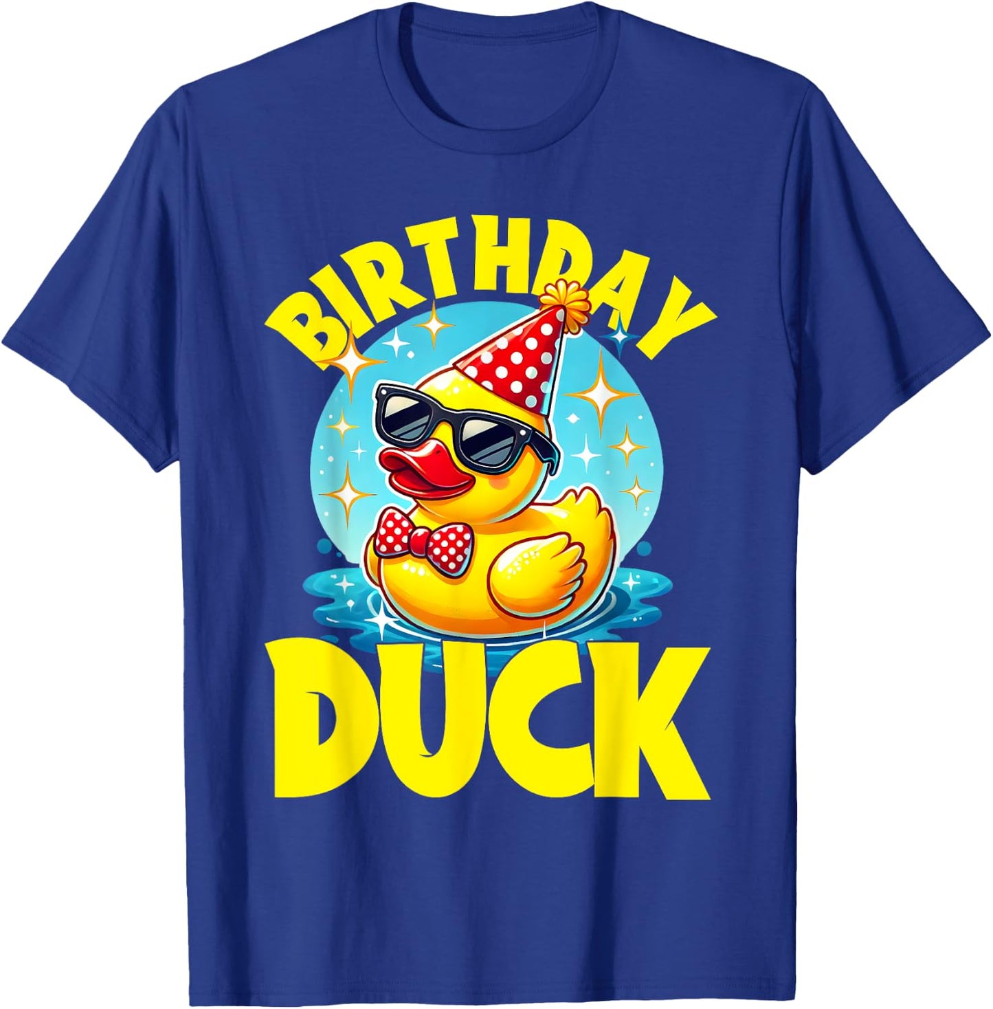 Rubber Duckies Birthday Duck Rubber Duck T-Shirt - T-Shirt | Royal