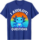 Kids Funny I Axolotl Questions Retro Cute Toddler Boy Girl T-Shirt - T-Shirt | Royal