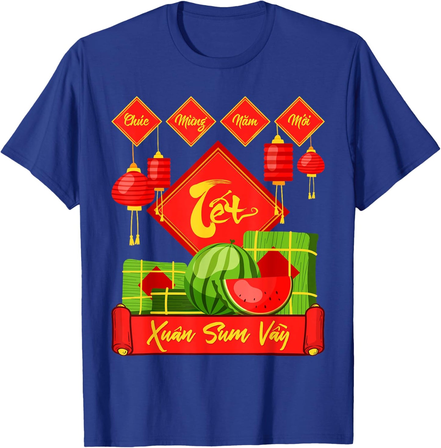 Xuan Sum Vay Vietnam Tet Wish Lunar New Year , Black, S T-Shirt - T-Shirt | Royal