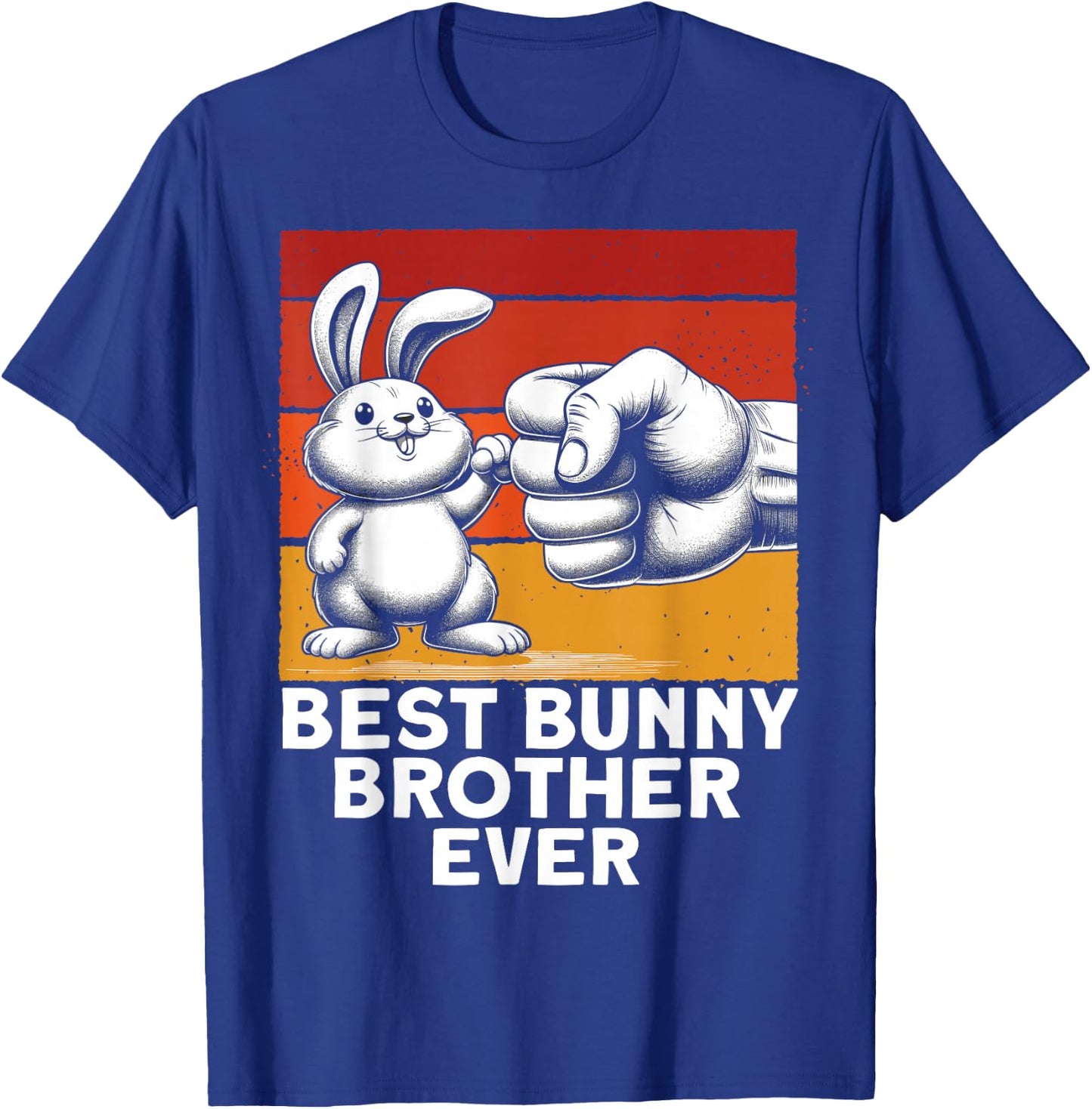 Best Bunny Brother Ever Funny Brother Bunny T-Shirt - T-Shirt | Royal