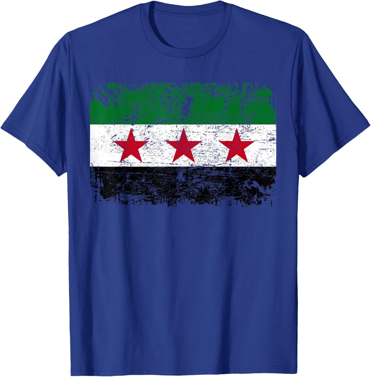 SYRIA Flag Vintage | Men Women Kids | SYRIA T-Shirt - T-Shirt | Royal