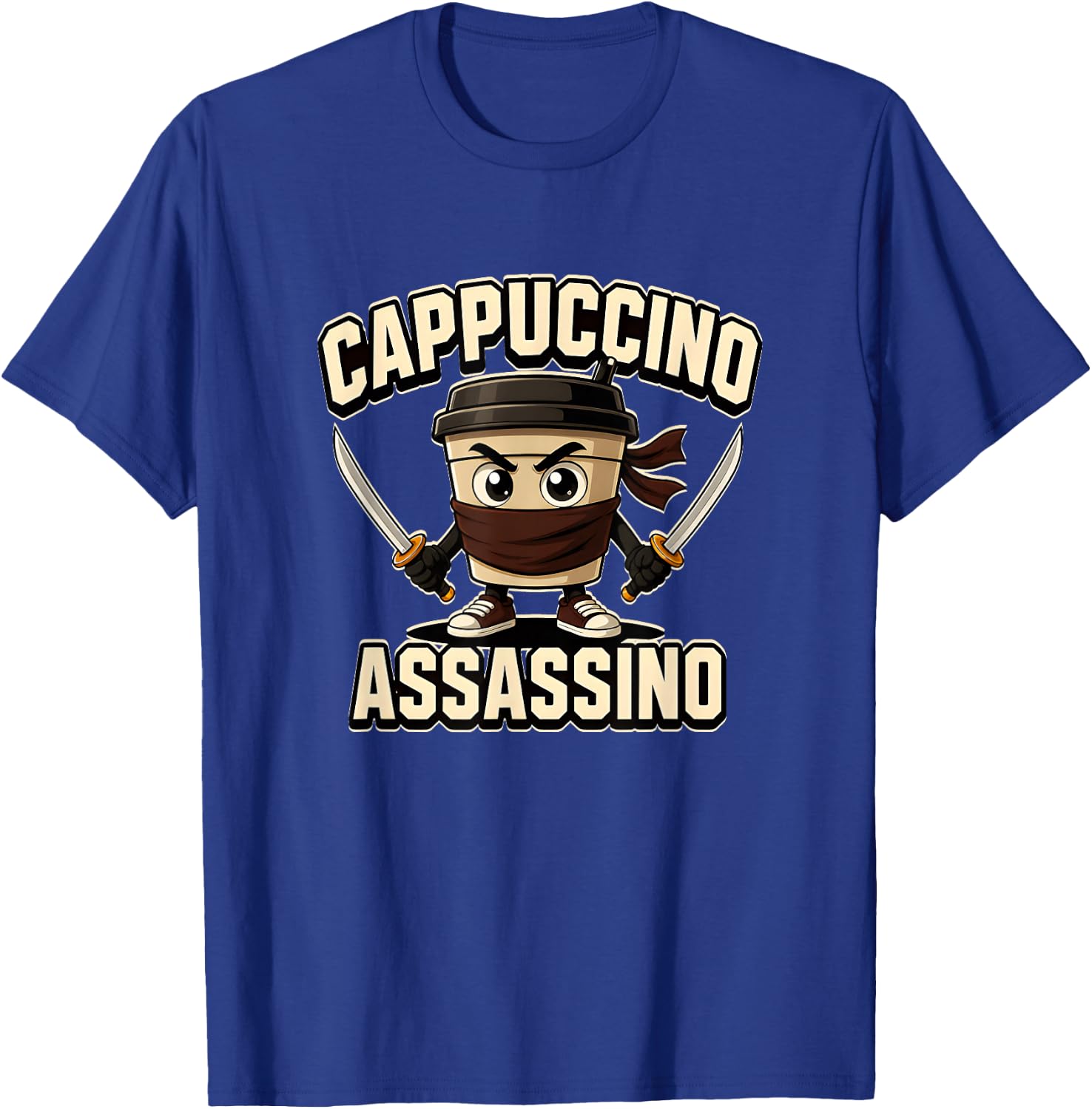 Cappuccino Assassino Italian Brain Rot Brainrot Shirt Meme T-Shirt - T-Shirt | Royal