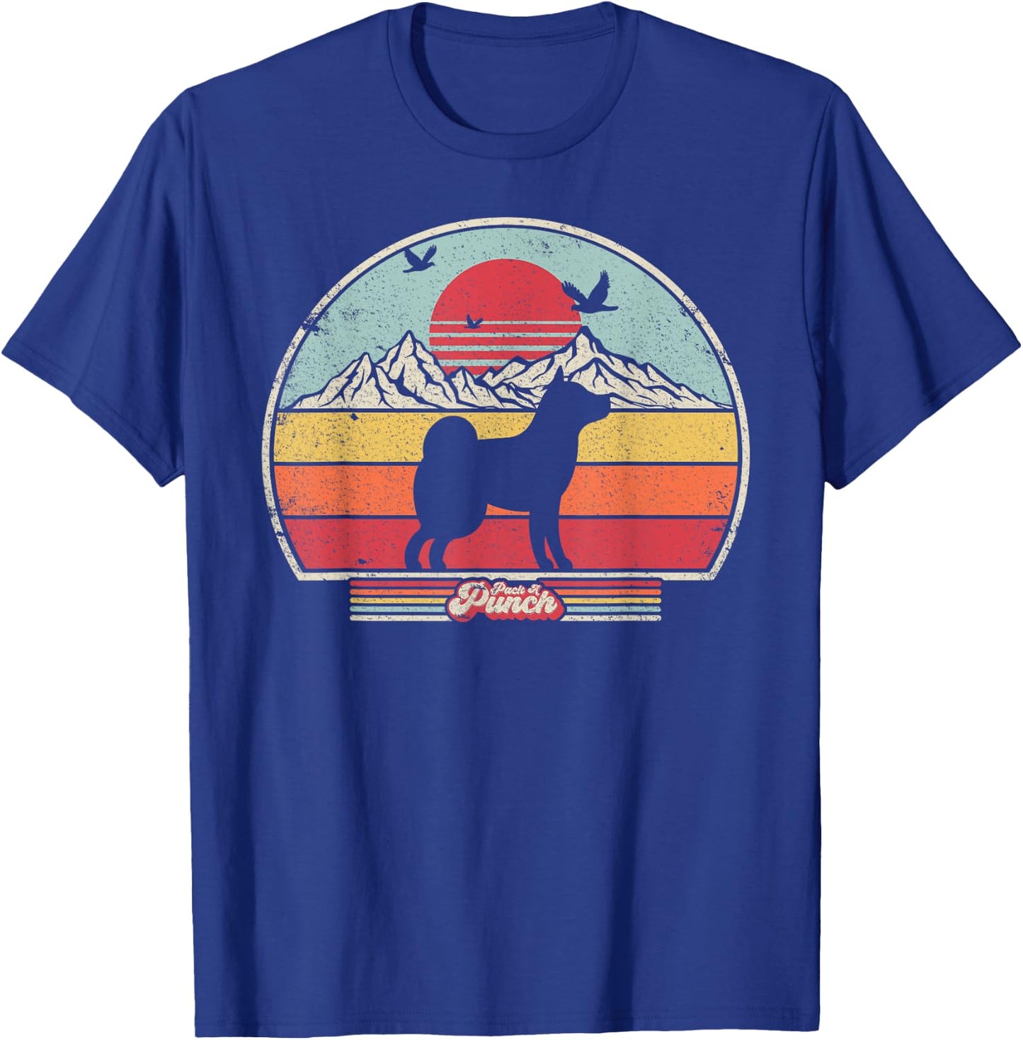 Shiba Inu Shirt Vintage T-Shirt - T-Shirt | Royal